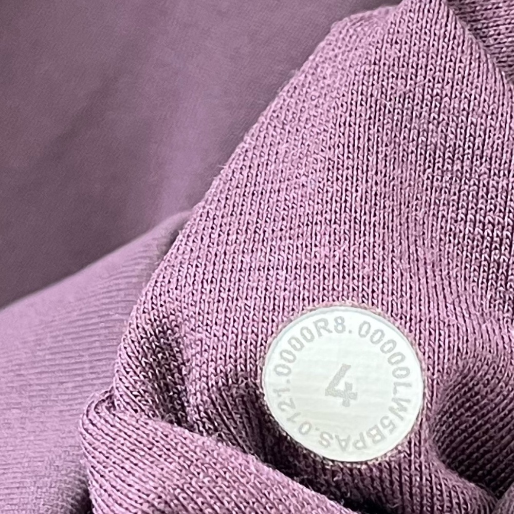 LULULEMON | Breathable Wunder Train High-Rise Crop 23" in Grape Thistle | Size 4 - Picture 5 of 8